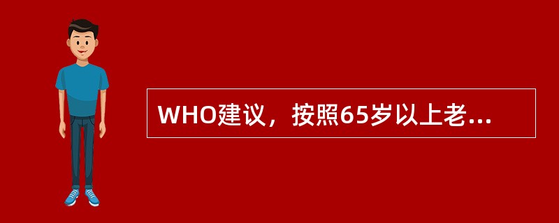 WHO建议，按照65岁以上老年人口系数达到多少百位比为老年型社会