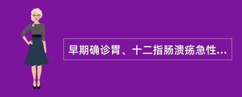 早期确诊胃、十二指肠溃疡急性穿孔的必有症状是