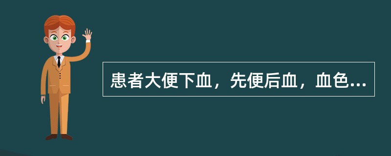 患者大便下血，先便后血，血色暗淡，伴有四肢不温，面色萎黄，舌淡苔白，脉沉细无力，治疗应首选的方剂是