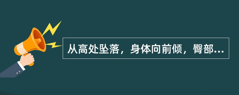 从高处坠落，身体向前倾，臀部着地受伤，出现腰背部疼痛，最可能造成脊柱损伤的类型是（）