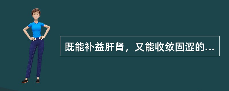 既能补益肝肾，又能收敛固涩的药物是（）