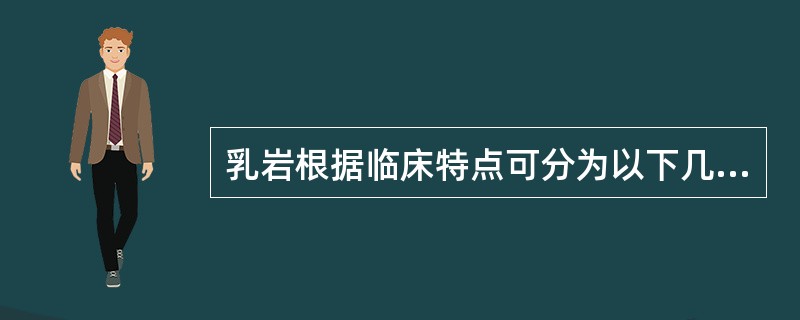 乳岩根据临床特点可分为以下几个类型，除了：（）