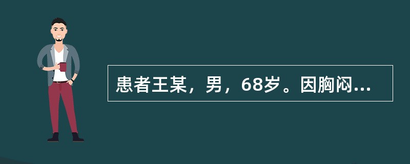 患者王某，男，68岁。因胸闷痛反复发作3年，近日加重，现胸前闷痛如窒，气短喘促，肢体沉重，头晕沉如裹，咯白痰，苔腻，脉沉滑。根据上述临床表现及病史，按照中医的辨证理论，考虑诊断及辨证分型为（）