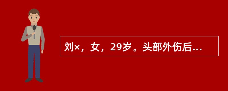 刘×，女，29岁。头部外伤后出现头痛，经久不愈，痛处固定不移，痛如锥刺，舌质紫，苔薄白，脉细涩。根据患者上述临床表现，考虑此患者的头痛为（）