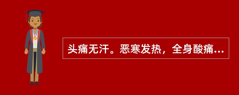 头痛无汗。恶寒发热，全身酸痛，胸闷脘痞，心烦口渴，小便短赤，舌尖边红。苔白腻，脉濡数。治宜（）