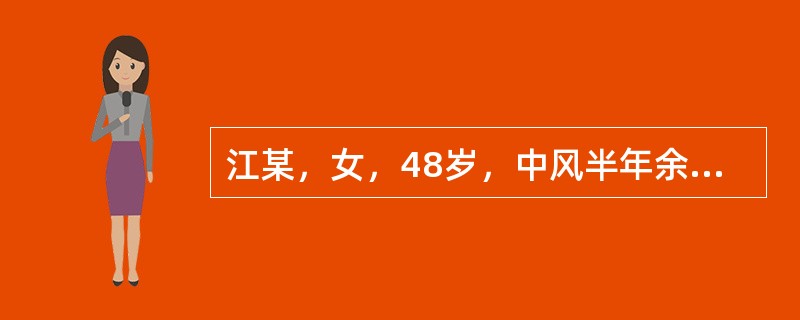 江某，女，48岁，中风半年余。现症：右侧肢体活动不利，语言不清，患者麻木，口眼歪斜，苔滑腻，舌暗紫，脉弦滑。其治法为（）