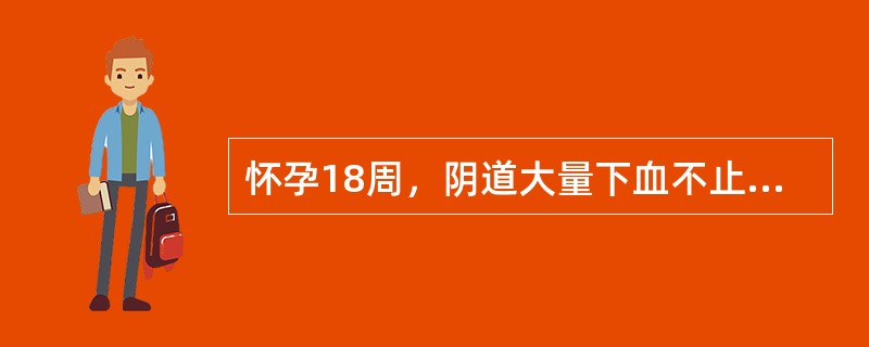 怀孕18周，阴道大量下血不止，腹痛加剧，面色苍白，四肢厥冷，大汗淋沥，唇舌淡白，脉微欲绝。其治疗方药（）