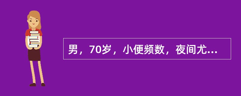 男，70岁，小便频数，夜间尤甚，尿线变细，点滴不爽，甚则尿闭不通；伴有精神萎靡，面色晄白，畏寒肢冷，辨证应为