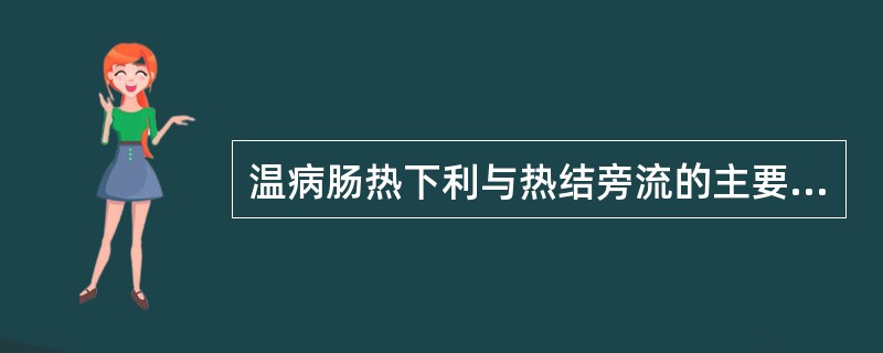 温病肠热下利与热结旁流的主要区别在于前者无（）