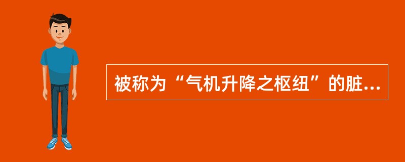 被称为“气机升降之枢纽”的脏腑是（）