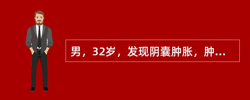 男，32岁，发现阴囊肿胀，肿块2个月余，近3个月来有所增大，结婚5年未生育。体检：双侧附睾尾均可扪及不规则硬结，与阴囊皮肤粘连，胸片示右肺陈旧性结核病灶。最可能的诊断为（）