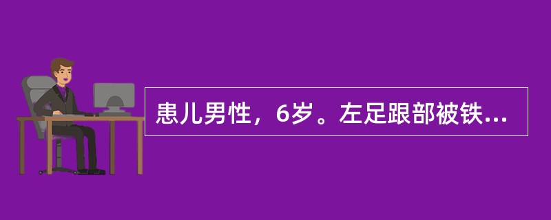 患儿男性，6岁。左足跟部被铁钉扎伤4h，病人2年前曾注射过百日咳、白喉、破伤风疫苗。为预防破伤风，此次应：（）