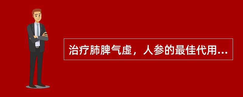 治疗肺脾气虚，人参的最佳代用品是