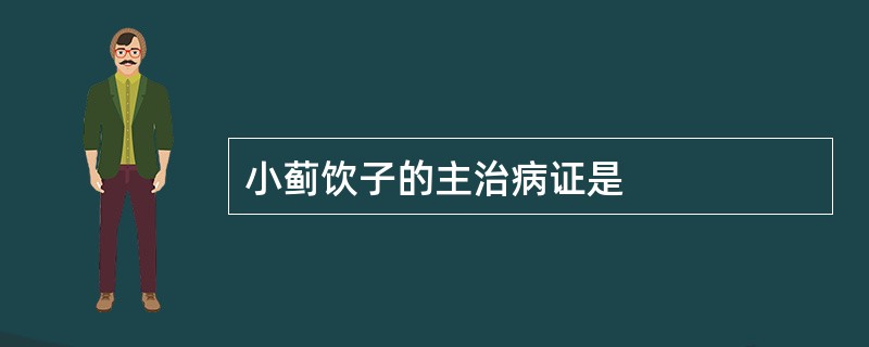 小蓟饮子的主治病证是