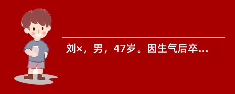 刘×，男，47岁。因生气后卒然晕倒，苏醒后左半身麻木不仁，步履艰难，口眼斜，流涎不止，言语謇涩，不能起床已月余，舌有瘀斑，苔白，脉沉而细，其治则是（）