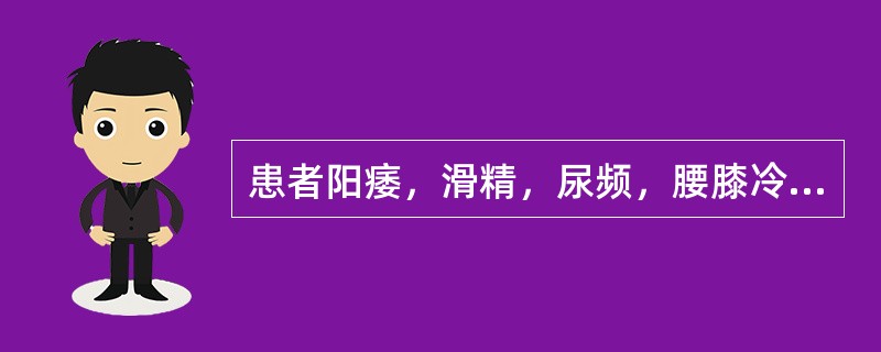 患者阳痿，滑精，尿频，腰膝冷痛。治疗宜选用（）