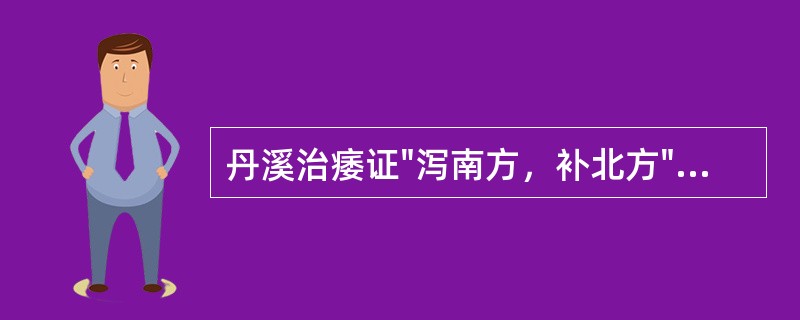 丹溪治痿证"泻南方，补北方"的含义是