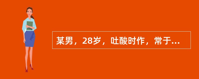 某男，28岁，吐酸时作，常于天气突然寒冷时发生喜唾涎沫，喜热食热饮，四肢欠温，大便微溏，舌淡苔白，脉迟无力。宜选何方治疗