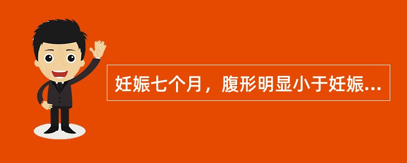 妊娠七个月，腹形明显小于妊娠月份，胎儿存活，腰膝酸软，纳少便溏，手足不温，舌淡苔白，脉沉迟。其治疗主方