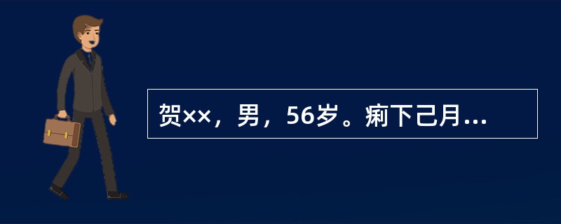 贺××，男，56岁。痢下己月余不愈。现下痢稀薄，带有白冻，甚则滑脱不禁，腹部隐痛，口淡不渴，食少神疲，腰酸肢冷，舌质淡，苔薄白，脉沉细弱。如此，下列方剂中哪项最为适合上述病证的治疗