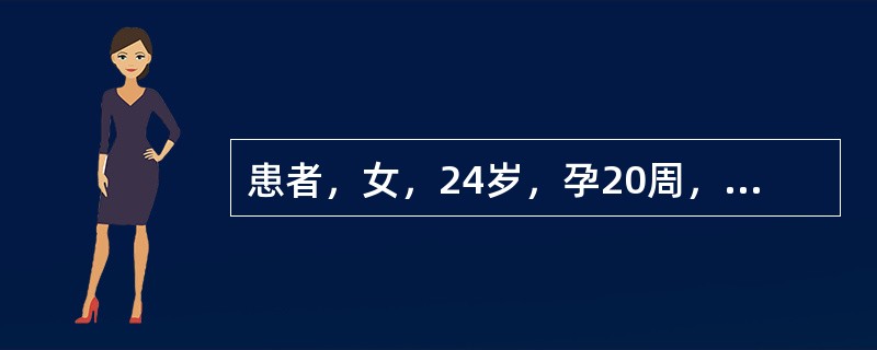 患者，女，24岁，孕20周，因起居不慎而跌仆，继而腰酸，腹痛下坠，阴道出血，脉滑无力其诊断为