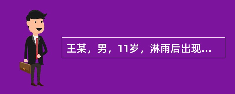 王某，男，11岁，淋雨后出现头痛，恶寒发热，项背强直，肢体酸重，苔白腻，脉浮紧。治法宜选：