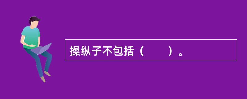 操纵子不包括（　　）。