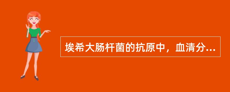 埃希大肠杆菌的抗原中，血清分型的基础是