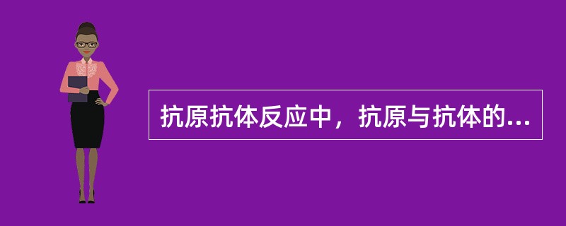 抗原抗体反应中，抗原与抗体的最佳比例是
