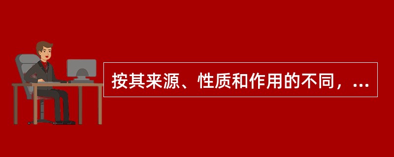 按其来源、性质和作用的不同，细菌毒素可分为