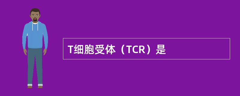 T细胞受体（TCR）是