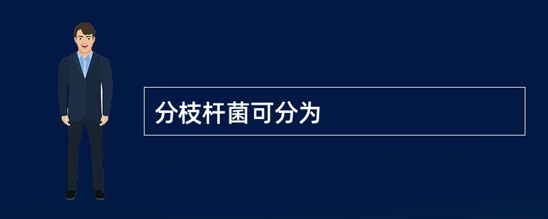 分枝杆菌可分为