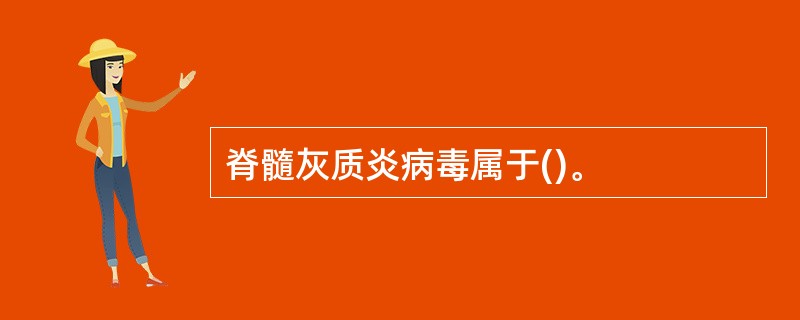 脊髓灰质炎病毒属于()。