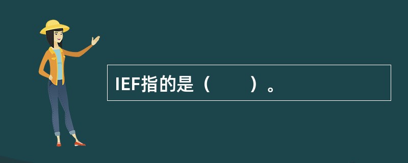 IEF指的是（　　）。