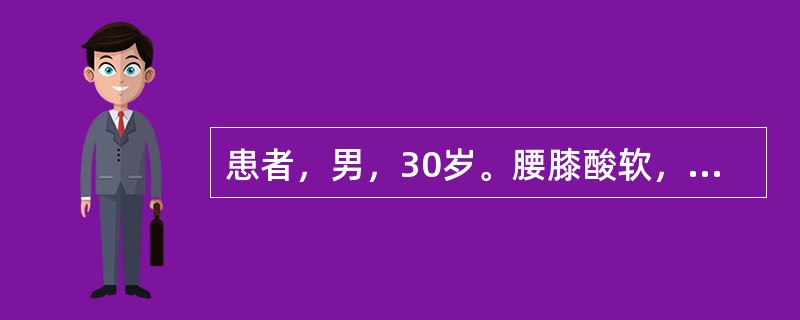 患者，男，30岁。腰膝酸软，头晕耳鸣，盗汗，遗精，消渴，骨蒸潮热，舌红少苔，脉沉细数。中医辨证论治处方为六味地黄丸。若患者又兼有羞明畏光，视物昏花，迎风流泪等肝肾阴虚的症状，处方可调整为