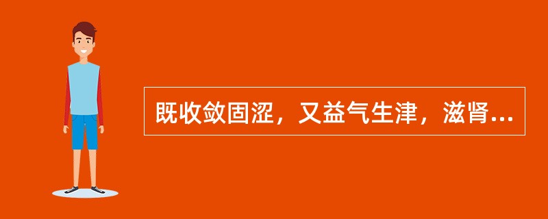 既收敛固涩，又益气生津，滋肾宁心的药物是