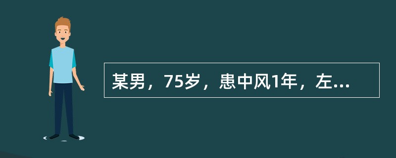 某男，75岁，患中风1年，左侧肢软无力，手足浮肿，语言蹇涩，面色少华。舌体不正，舌质淡紫，边有瘀斑，舌苔薄白，脉细涩无力。治宜选用的中成药是（　　）。