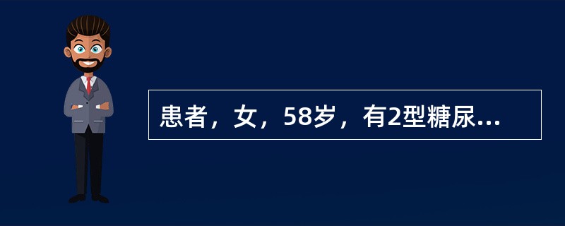 患者，女，58岁，有2型糖尿病史，因头疼、头晕就诊，体征和实验室检查，餐前血糖7.8mmoL/L，餐后血糖12mmoL/L，糖化血红蛋白8.8％，血压166/96mmHg，蛋白尿1g/24h，推荐在降