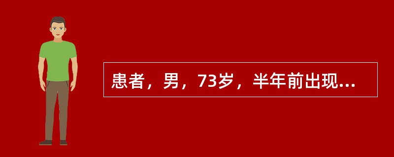 患者，男，73岁，半年前出现静止性震颤搓丸样，运动迟缓，面具脸，慌张步态，该患者应使用的治疗药物是