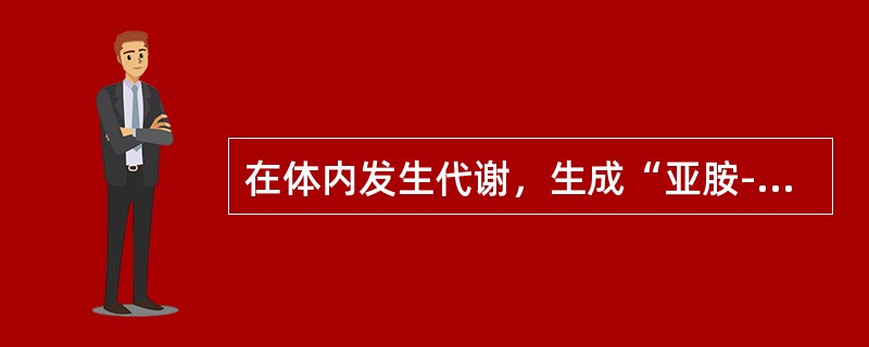 在体内发生代谢，生成“亚胺-醌”物质，引发毒性作用的药物是（　　）。