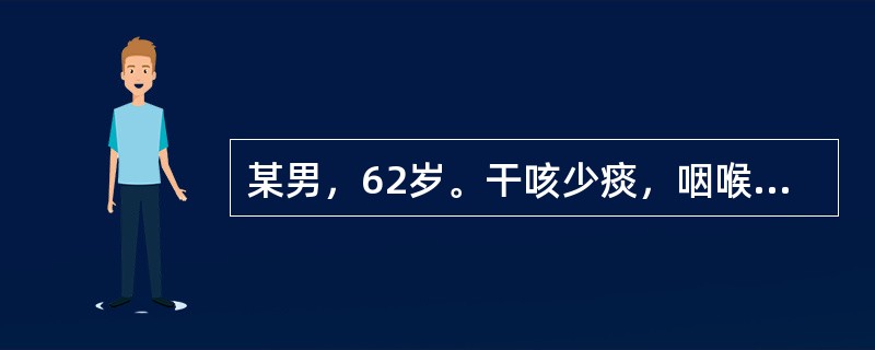 某男，62岁。干咳少痰，咽喉干痛、夜晚尤甚，舌红，脉细数。医师处以养阴清肺丸，该成药的功能有（　）。