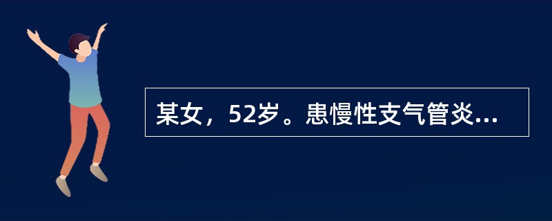 某女，52岁。患慢性支气管炎10年，受寒后引发咳嗽，经久不愈，痰少而黄，无发热，口不渴。宜选用的成药是（　）。