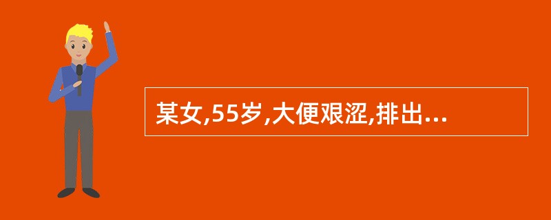 某女,55岁,大便艰涩,排出困难,腹冷腹痛,小便清长,畏寒喜暖,面色无华,舌质淡，苔薄白,脉沉迟,应选用的方剂是（ ）