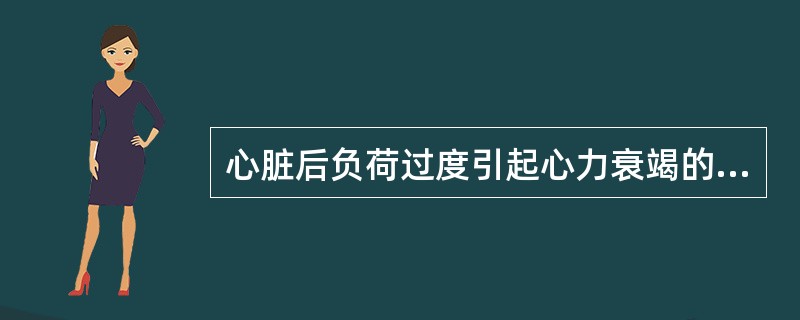 心脏后负荷过度引起心力衰竭的疾病是（　　）。