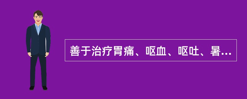 善于治疗胃痛、呕血、呕吐、暑热病的腧穴是