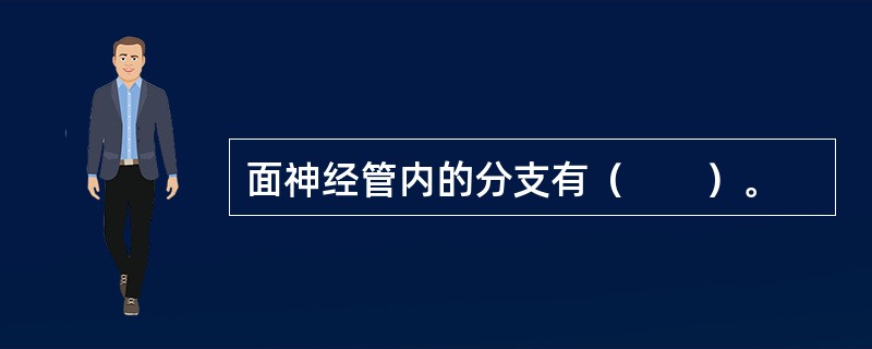 面神经管内的分支有（　　）。