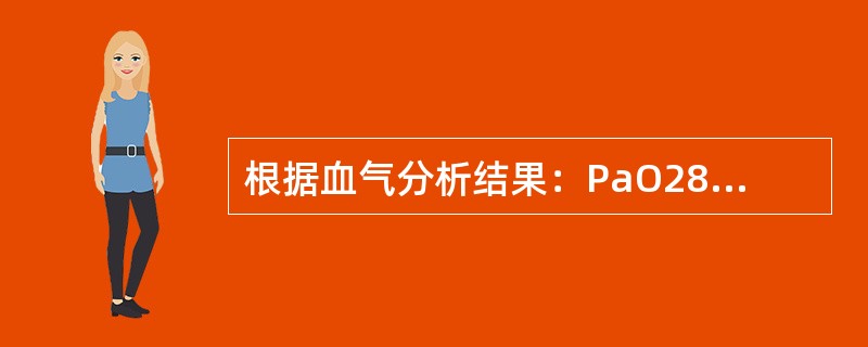 根据血气分析结果：PaO282mmHg，PaCO289mmHg，pH7.19，BE-9mmol/L。其诊断是（　　）。