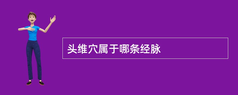 头维穴属于哪条经脉
