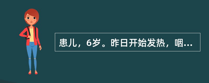 患儿，6岁。昨日开始发热，咽痛，腹痛，口服速效感冒胶囊，热退，今晨又发热。体检：颜面潮红，口周苍白，咽部充血。双扁桃体肿大，躯干皮肤见红色细小丘疹。腋窝、肘窝多见，压之退色，心肺正常。诊断最可能为