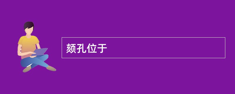 颏孔位于